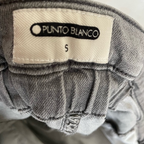 Punto Blanco women’s high rise charcoal gray jeans SZ S - Picture 7 of 13